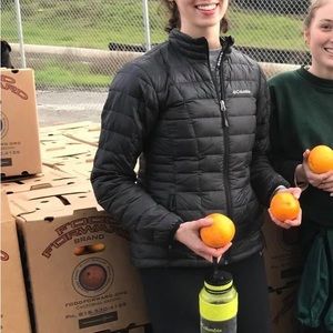 Columbia Turbo down Omni heat puffy jacket